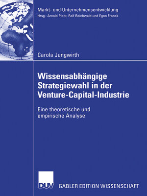 cover image of Wissensabhängige Strategiewahl in der Venture-Capital-Industrie
